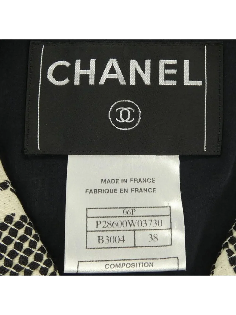 Chanel 06P Vintage Jacket Black